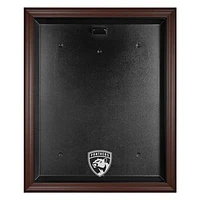 Florida Panthers Brown Framed Logo Jersey Display Case