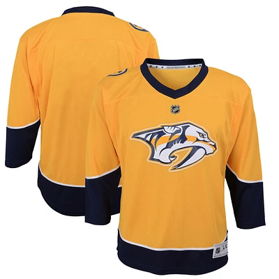 Toddler Gold Nashville Predators Home Replica Jersey
