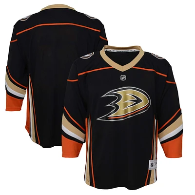 Preschool Black Anaheim Ducks Home Replica Jersey