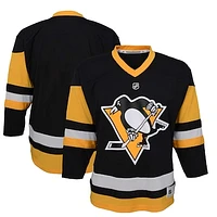 Preschool Black Pittsburgh Penguins Home Replica Jersey