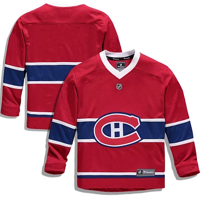 Youth Fanatics Red Montreal Canadiens Home Replica Blank Jersey