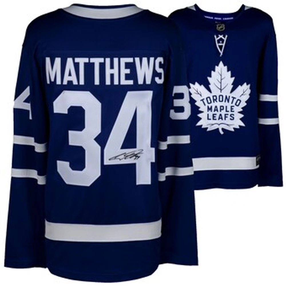 Auston Matthews Toronto Maple Leafs Autographed Fanatics Breakaway Jersey