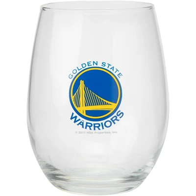 Golden State Warriors 15oz. Stemless Wine Glass