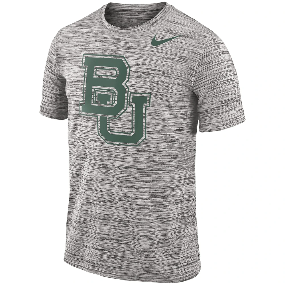 Men's Nike Charcoal Baylor Bears 2018 Player Travel Legend Performance T-Shirt