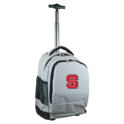 MOJO NC State Wolfpack 19'' Premium Wheeled Backpack