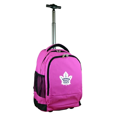 MOJO Pink Toronto Maple Leafs 19'' Premium Wheeled Backpack