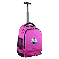 MOJO Pink Edmonton Oilers 19'' Premium Wheeled Backpack