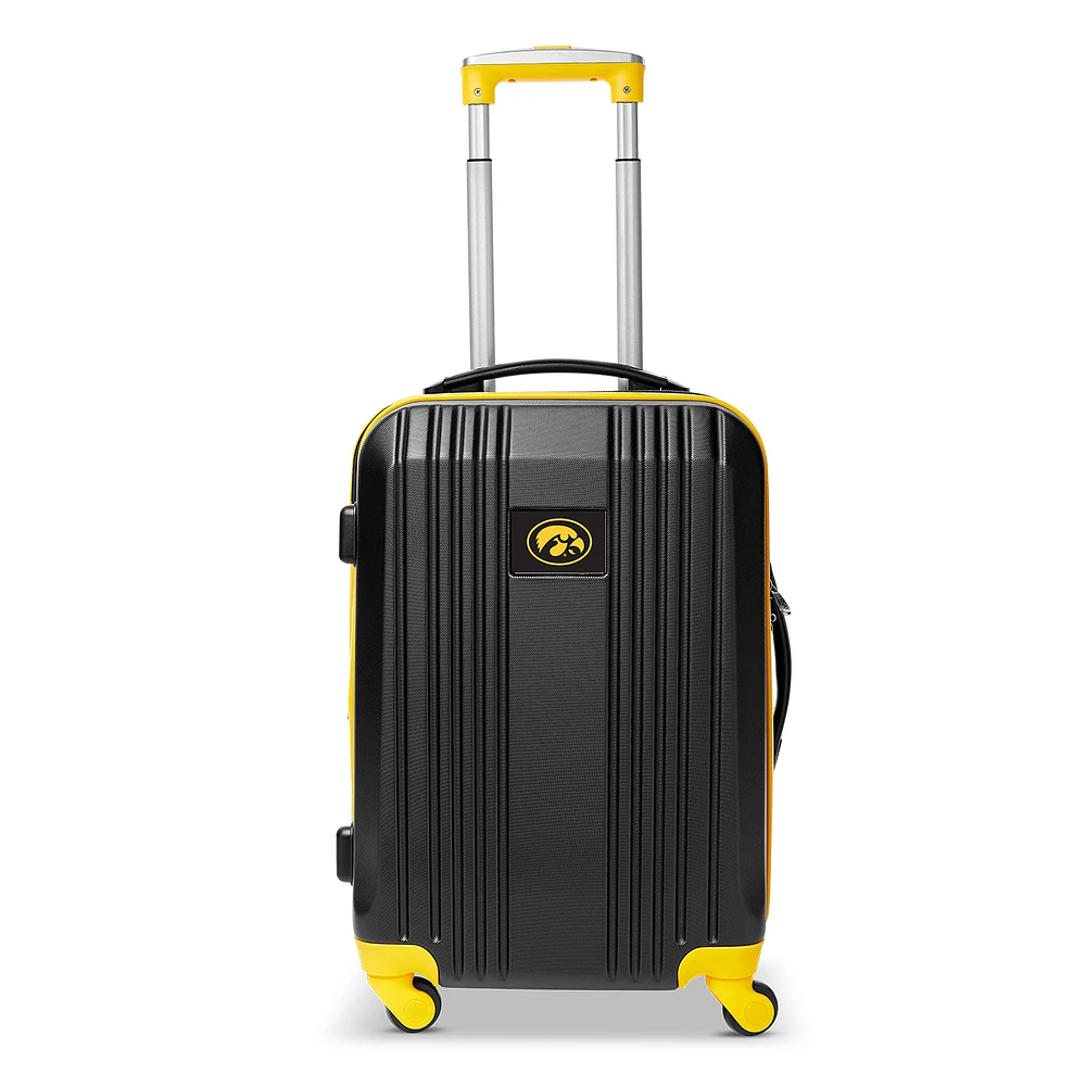 MOJO Yellow Iowa Hawkeyes 21" Hardcase Two-Tone Spinner Carry-On