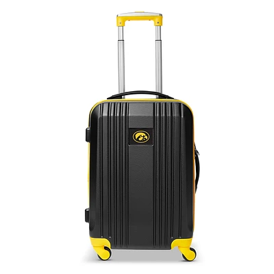 MOJO Yellow Iowa Hawkeyes 21" Hardcase Two-Tone Spinner Carry-On