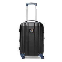 MOJO Navy Kansas Jayhawks 21" Hardcase Two-Tone Spinner Carry-On