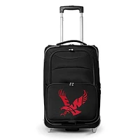 MOJO Black Eastern Washington Eagles 21" Softside Rolling Carry-On Suitcase