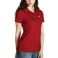 Women's Antigua Red Portland Trail Blazers Inspire Polo
