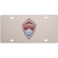 Colorado Rapids Stainless Steel Elite Logo License Plate