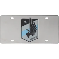 Minnesota United FC Stainless Steel Elite Logo License Plate