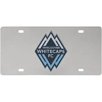 Vancouver Whitecaps FC Stainless Steel Elite Logo License Plate