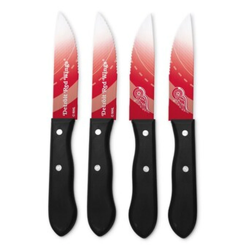 Detroit Red Wings 4-Piece Steak Knife Set