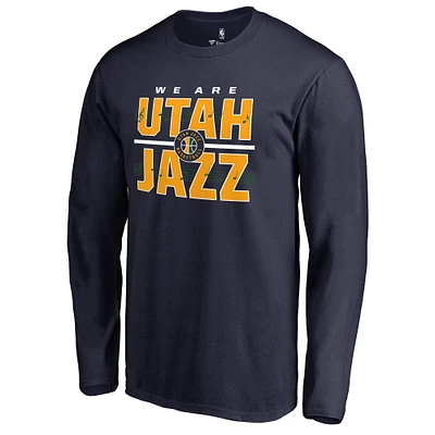 Men's Navy Utah Jazz We Are Hometown Collection Long Sleeve T-Shirt