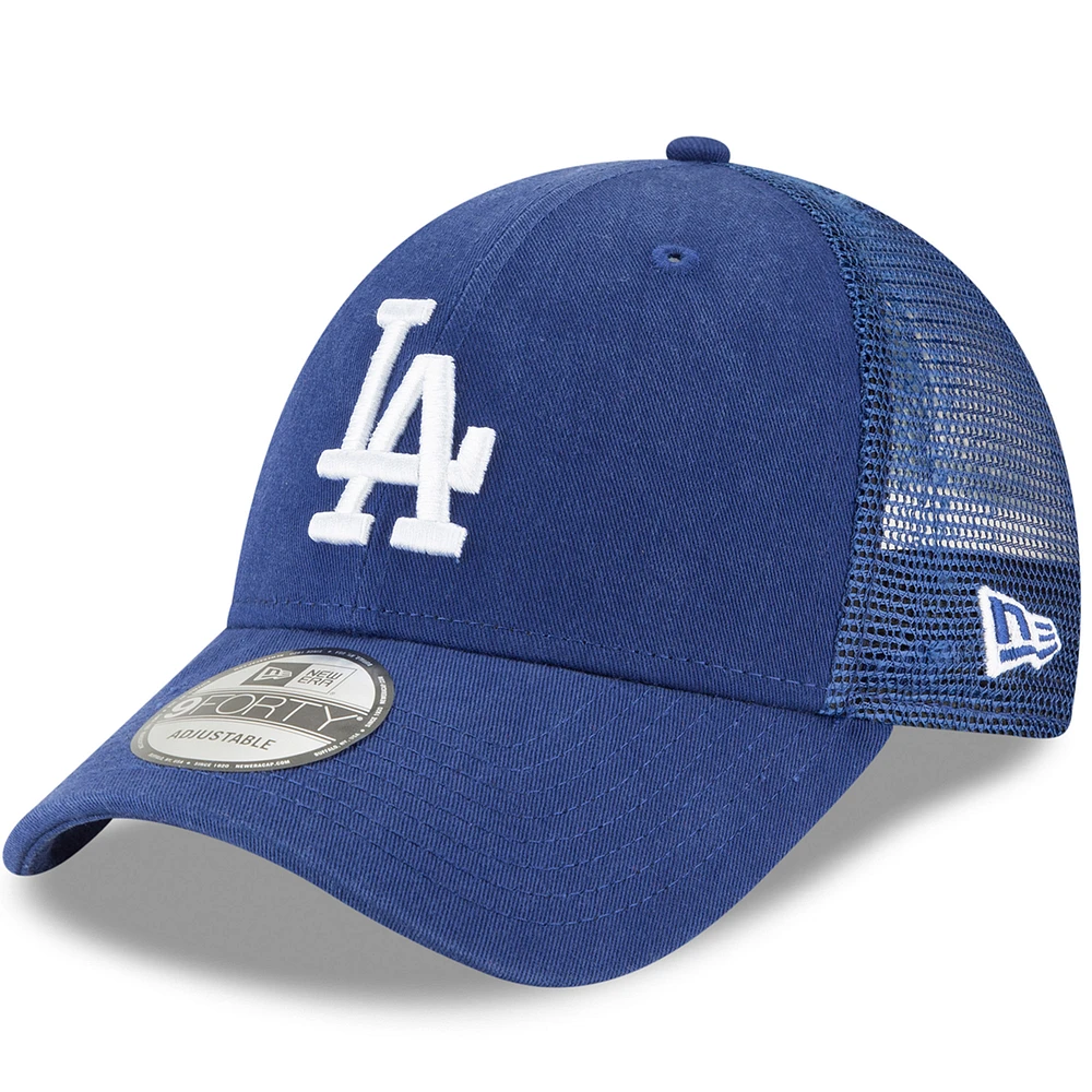 Men's New Era Royal Los Angeles Dodgers Trucker 9FORTY Adjustable Snapback Hat