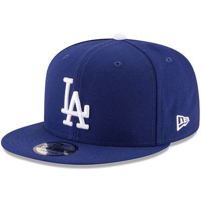 Men's New Era Navy Los Angeles Dodgers Team Color 9FIFTY Snapback Hat