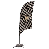 Army Black Knights 7.5' Wordmark Razor Feather Stake Flag with Base