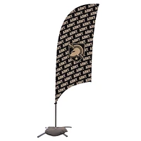 Army Black Knights 7.5' Wordmark Razor Feather Stake Flag with Base