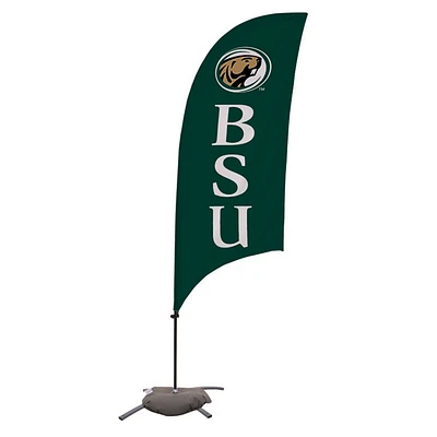 Bemidji State Beavers 7.5' Razor Feather Stake Flag with Base