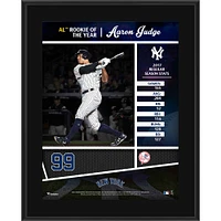 Aaron Judge New York Yankees 10.5" x 13" 2017 AL Rookie of the Year Sublimated Plaque