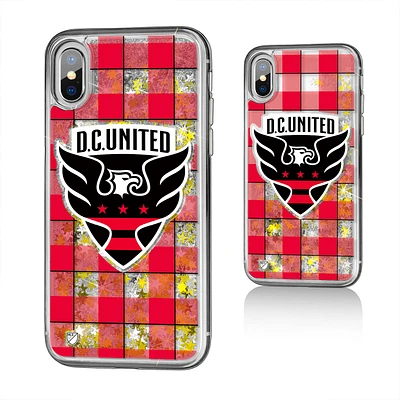 D.C. United Plaid Glitter iPhone X/XS Case