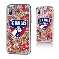 FC Dallas Pattern Glitter iPhone X/XS Case