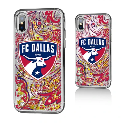 FC Dallas Pattern Glitter iPhone X/XS Case