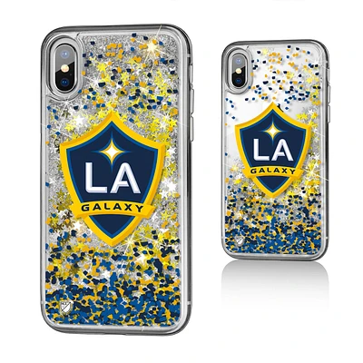 LA Galaxy Confetti Glitter iPhone X/XS Case