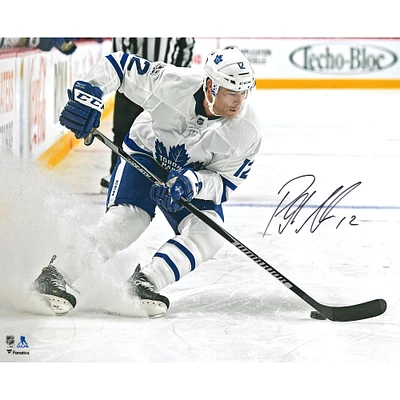 Patrick Marleau Toronto Maple Leafs Autographed 16" x 20" White Jersey Stopping Photograph