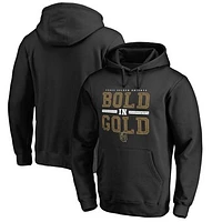 Men's Black Vegas Golden Knights Hometown Collection Bezeled Gold Pullover Hoodie