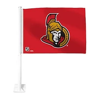 Red Ottawa Senators 11" x 15" Car Flag