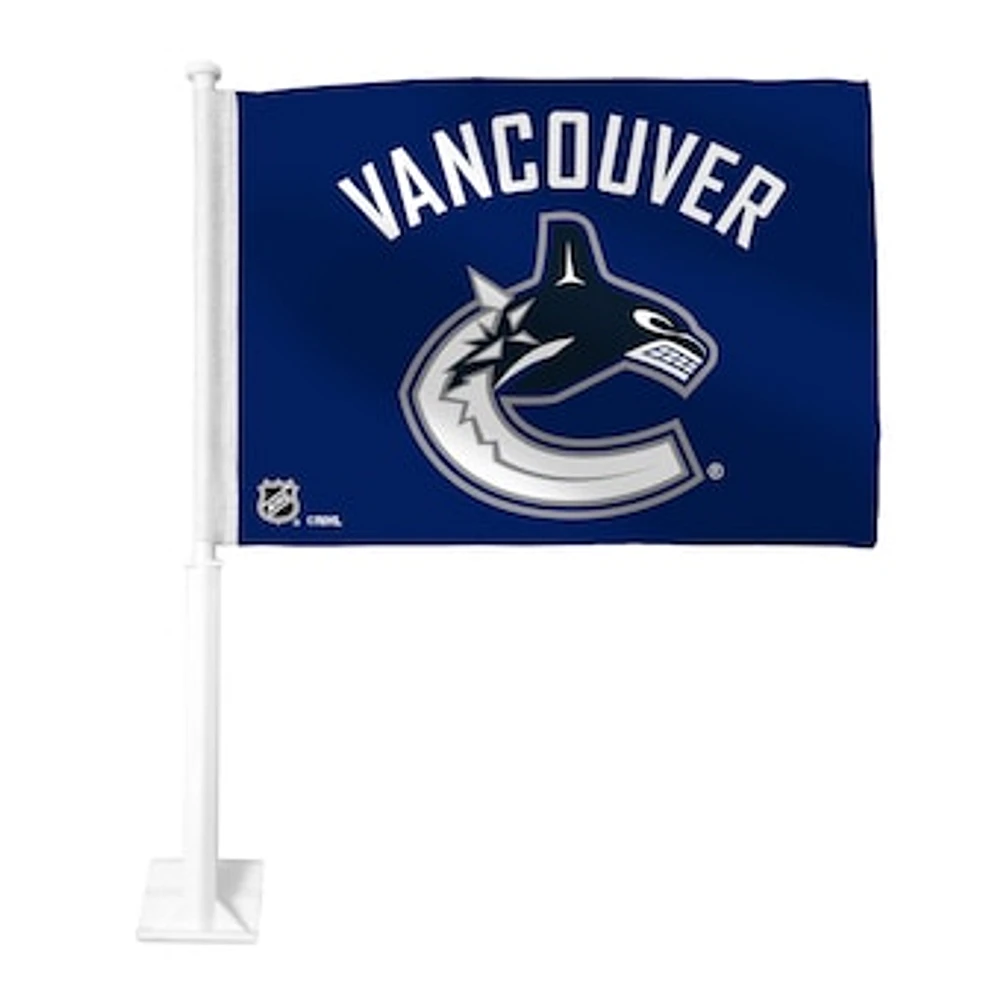 Blue Vancouver Canucks 11" x 15" Car Flag