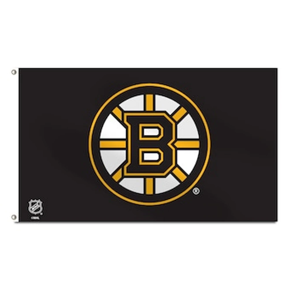 Black Boston Bruins 3' x 5' Banner Flag