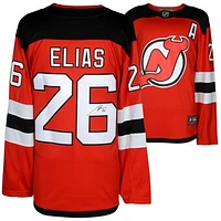 Patrik Elias New Jersey Devils Autographed Red Fanatics Breakaway Jersey