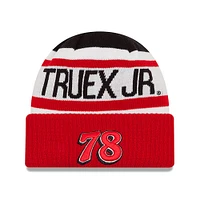 Men's New Era Red Martin Truex Jr Biggest Fan 2.0 Knit Beanie