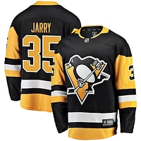 Men's Fanatics Tristan Jarry Black Pittsburgh Penguins Home Breakaway Player Jersey