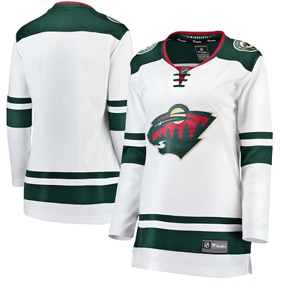 Women's Fanatics White Minnesota Wild Away Breakaway Jersey