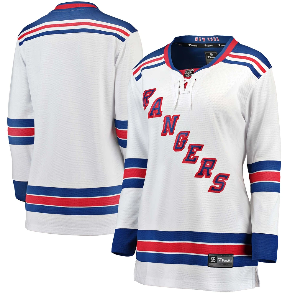 Women's Fanatics White New York Rangers Away Breakaway Jersey