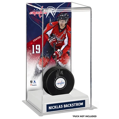 Nicklas Backstrom Washington Capitals Deluxe Tall Hockey Puck Case