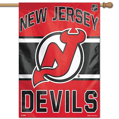 WinCraft New Jersey Devils 28" x 40" Wordmark Single-Sided Vertical Banner