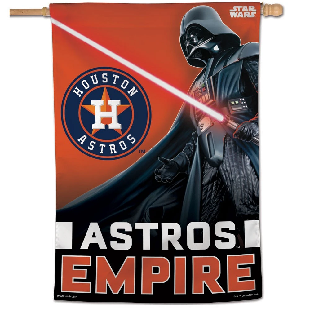 WinCraft Houston Astros 28" x 40" Star Wars Empire Single-Sided Vertical Banner