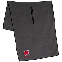 Wisconsin Badgers 19" x 41" Gray Microfiber Towel