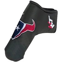 Houston Texans Black Putter Blade Cover