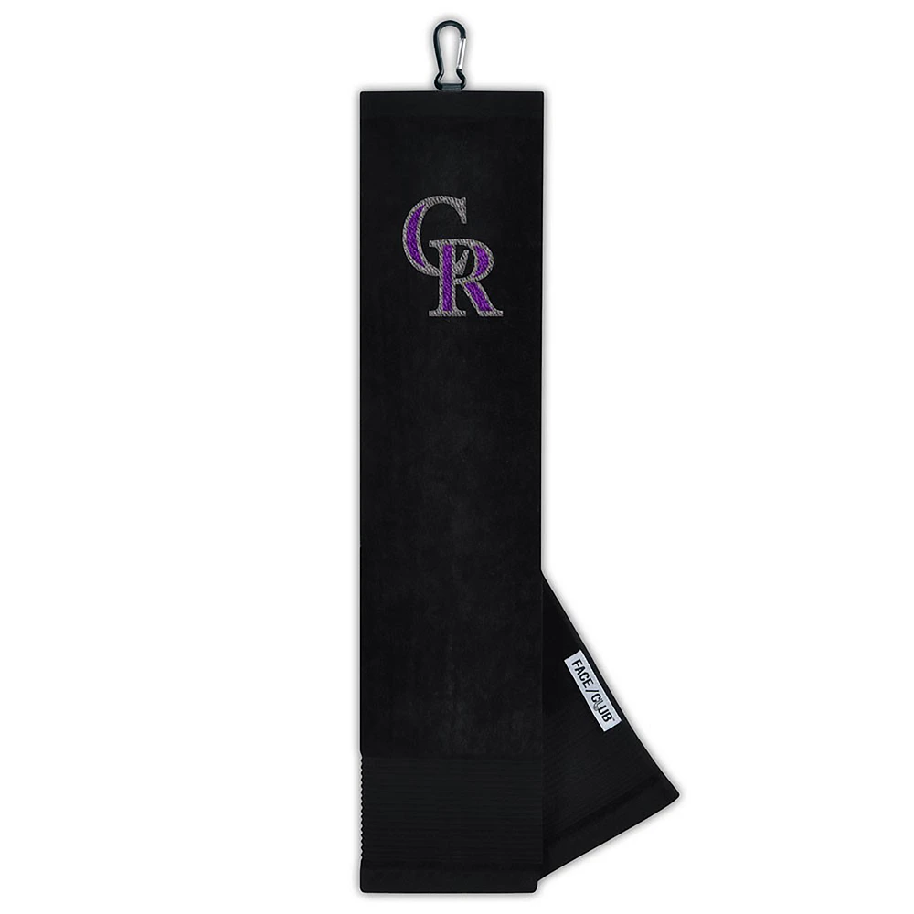 Colorado Rockies 16" x 24" Face & Club Tri-Fold Towel