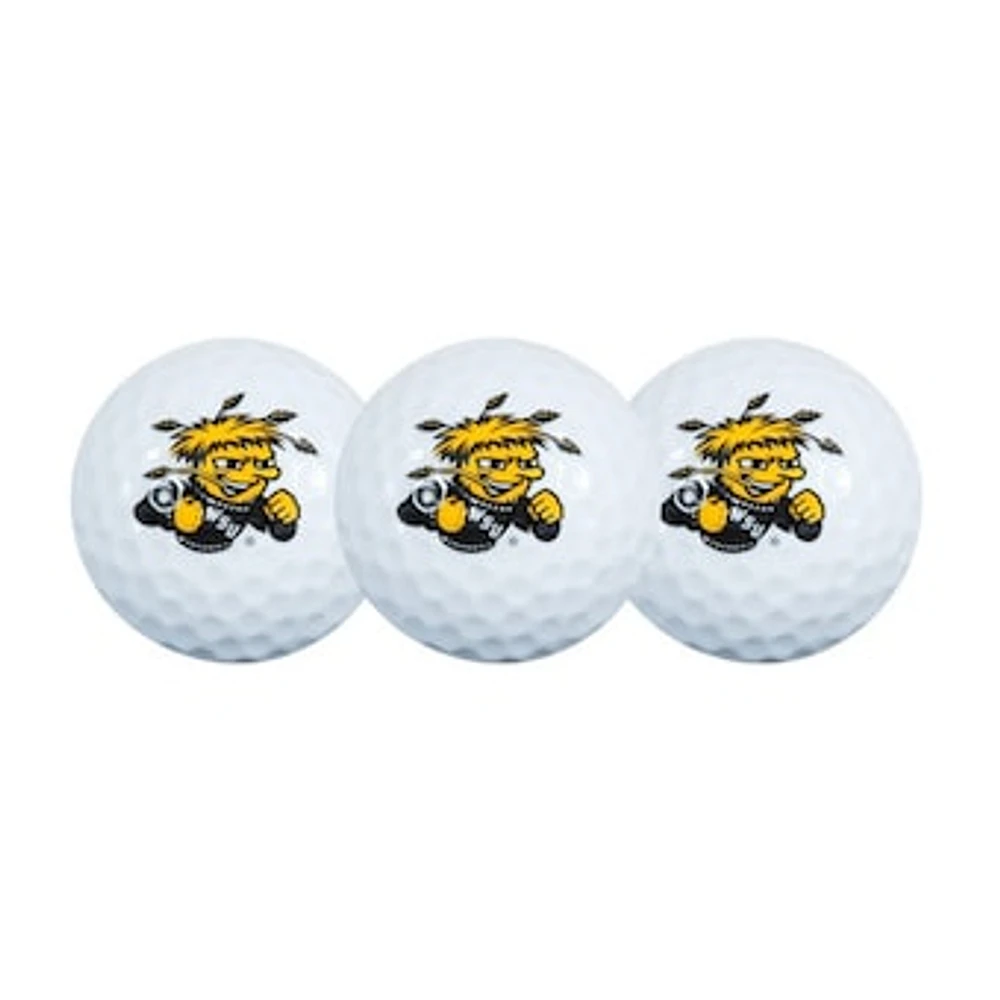 Wichita State Shockers Pack of 3 Golf Balls