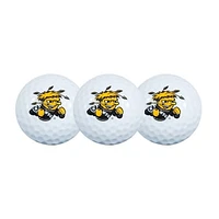 Wichita State Shockers Pack of 3 Golf Balls