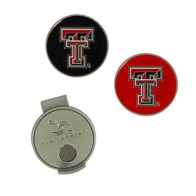 Texas Tech Red Raiders Hat Clip & Ball Markers Set